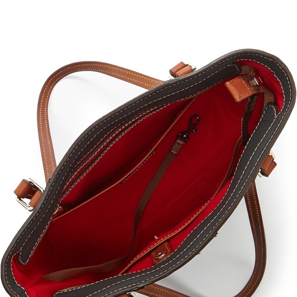 Dooney & Bourke Pebble Grain Small Lexington Shopper in black leather. - Picture 4 of 14